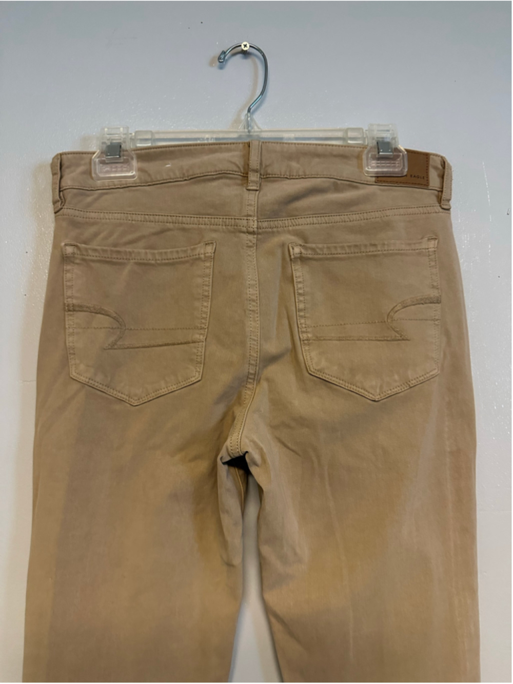 American Eagle High Rise Skinny Jegging Jeans Size 6 Beige - Picture 7 of 10